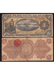 MESSICO 1 Peso Veracruz 1915 Circolato